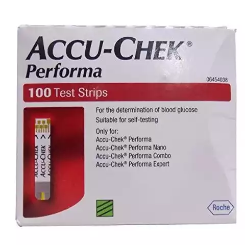 Тест-полоски для глюкометра Акку-Чек Перформа, упаквока 100 шт
