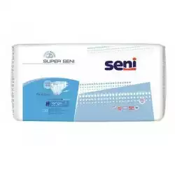 Подгузники для взрослых Seni Super Large, размер L(3), обхват талии 100-150см, упаковка 30шт