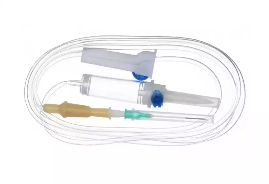 Система инфузионная INEKTA стерильная для переливания инфузионных растворов, для одноразового использования, с пластиковым шипом, инъекционная игла 21G (0,8 x 40 мм)